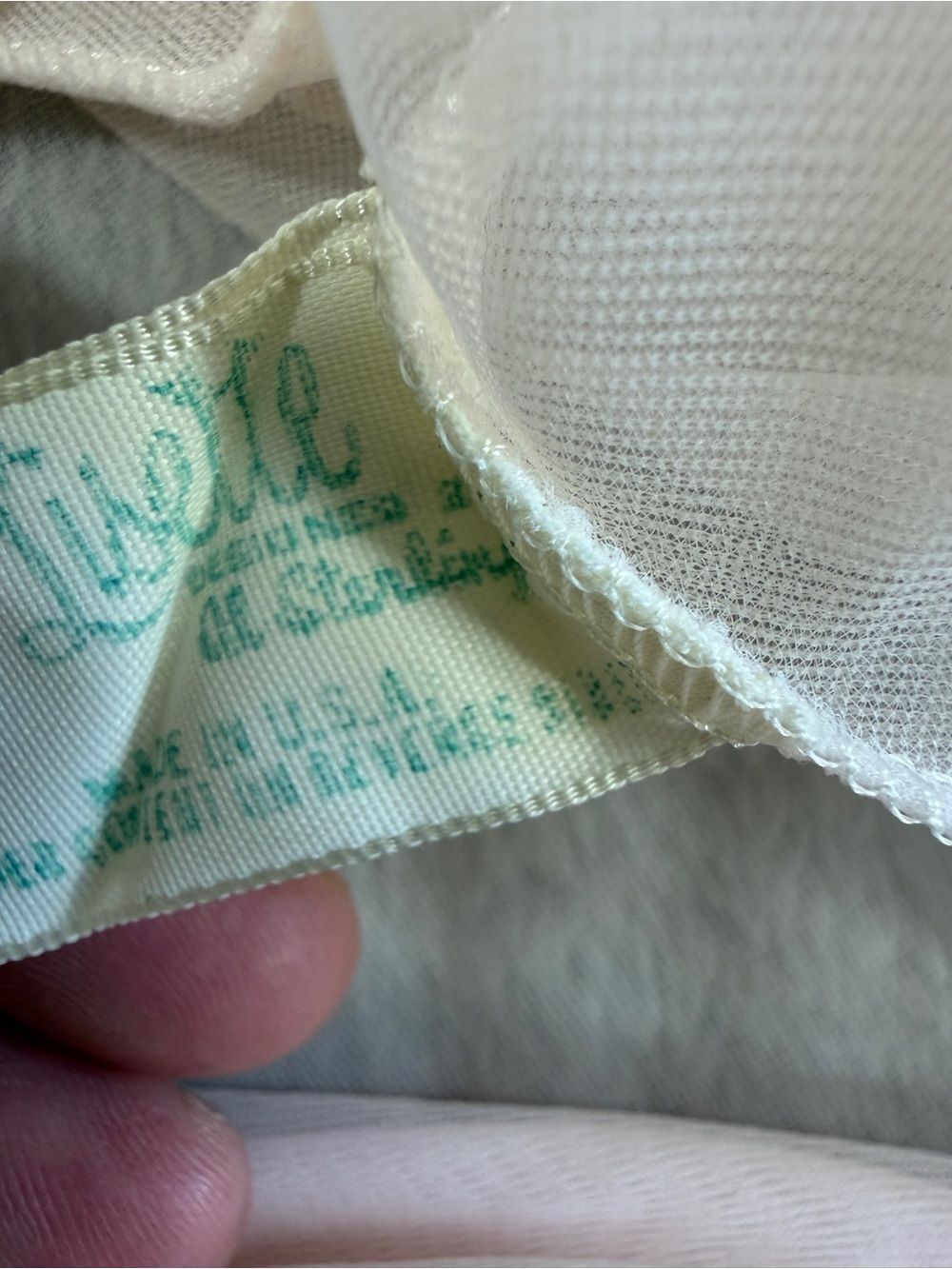 Vintage sheer lingerie set, vintage peignoir, honeymoon lingerie, 50’s/60’s S - Picture 8 of 8
